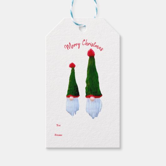 Étiquette de Noël Cadeau (Devant)