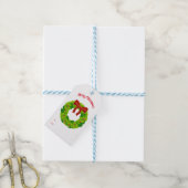 Étiquette de Noël Cadeau (Avec de laficelle)