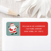 Étiquette de Noël de baseball (En situation)