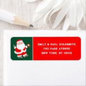 Étiquette de Noël de baseball (En situation)