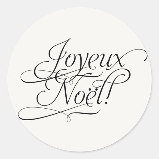 Étiquette de Noël_Joyeux Noel (Devant)