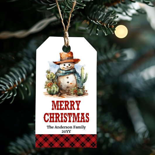Étiquette de Noël occidentale Yeehaw Yuletide modi