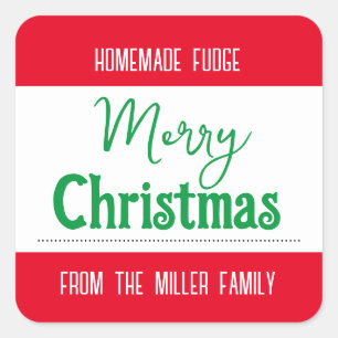 Étiquette de Noël personnalisable HM001_22sqv3