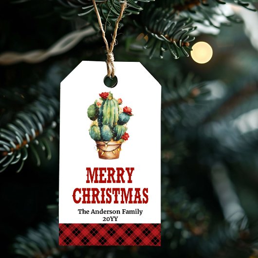Étiquette de Noël personnalisée avec nom et éperon