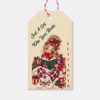 Étiquette de Noël personnalisée pour amoureuse de