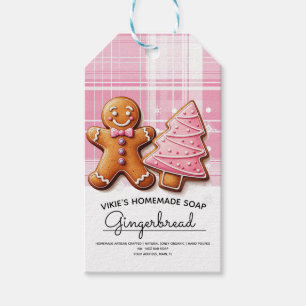 Étiquette de Noël pour biscuits d'affaires de savo