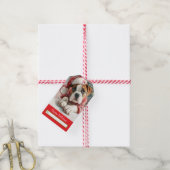 Étiquette de Noël pour Boxer (Avec de la ficelle)