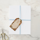 Étiquette de Noël pour cadeau fait avec amour (Avec de laficelle)