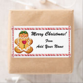 Étiquette de Noël - SRF (En situation)