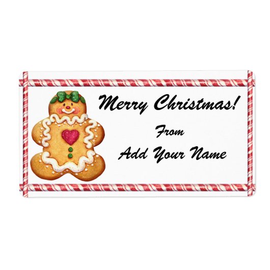 Étiquette de Noël - SRF (Devant)