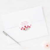 Étiquette de nom blanc Rose Blooms (Enveloppe)