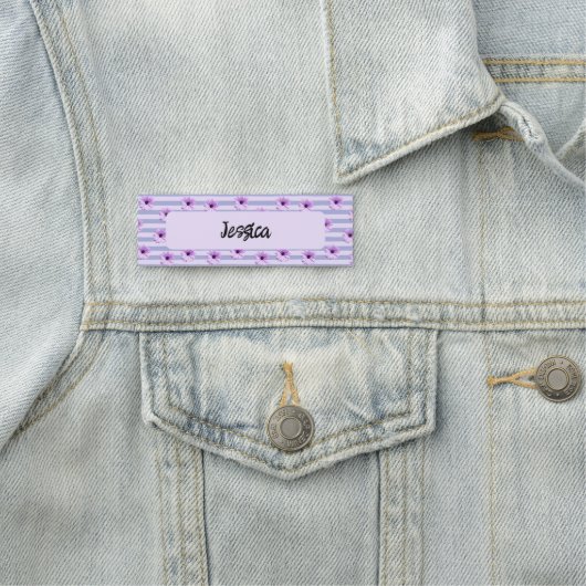 Étiquette de nom classique (En situation)