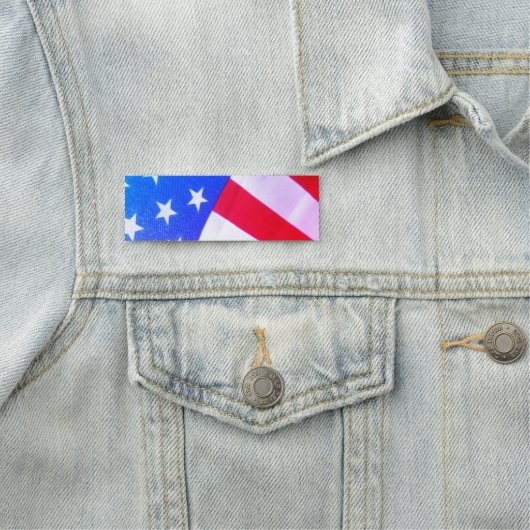 Étiquette de nom classique du drapeau des États-Un (En situation)