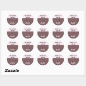 Étiquette de nom de bureau créatif (Feuille)