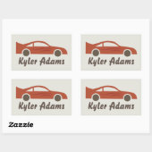 Étiquette de nom de course (Feuille)