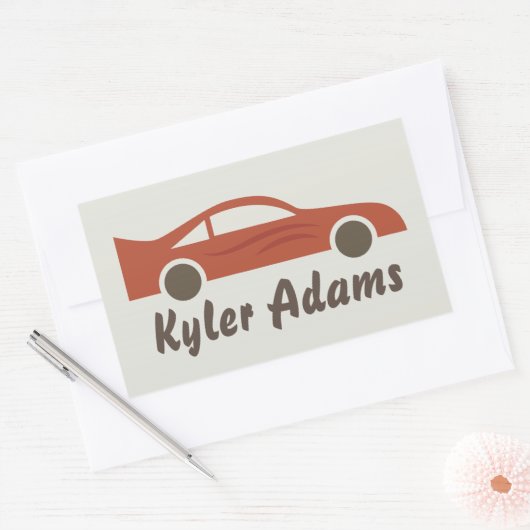 Étiquette de nom de course (Enveloppe)