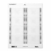 Étiquette de nom de fête (Feuille entière)