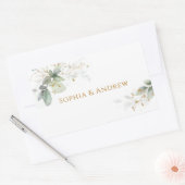 Étiquette de nom de invité de mariage à l'eucalypt (Enveloppe)