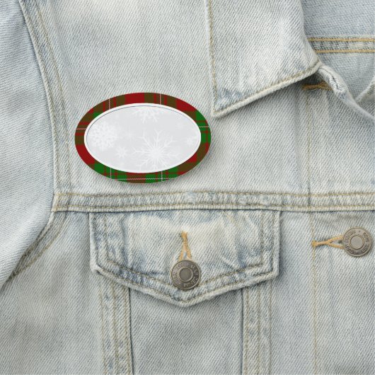 Étiquette de nom de la carte MacGregor Snowflake (En situation)