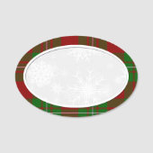 Étiquette de nom de la carte MacGregor Snowflake (Devant)