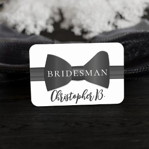 Étiquette de nom de l'animateur de la Cravate Bow