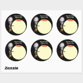 Étiquette de nom de partie de Halloween - enfant (Feuille)