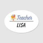 Étiquette de nom de poisson (Devant)