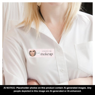 Étiquette de nom de professionnel de la beauté MUA