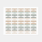 Étiquette de nom de vêtements codés par couleur de (Feuille)