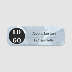 Étiquette de nom du personnel de laboratoire médic