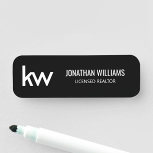 Étiquette de nom Keller Williams