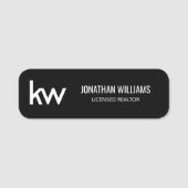 Étiquette de nom Keller Williams (Devant)