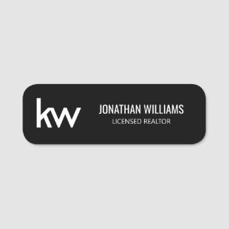 Étiquette de nom Keller Williams