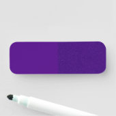 Étiquette de nom mauve de Parties scintillant et d (En situation)