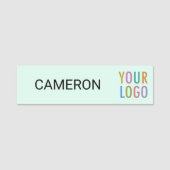 Étiquette de nom Mint 3,5 pouces avec logo de l'en (Devant)