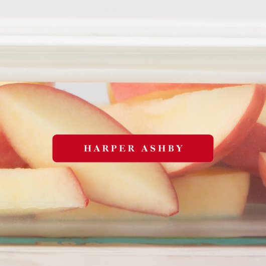 Étiquette de nom moderne étanche couleurs de l'éco (Apposé)