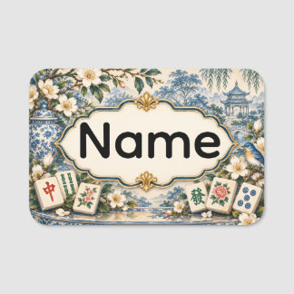 Étiquette de nom pour Mahjong