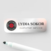 Étiquette de nom professionnelle (En situation)