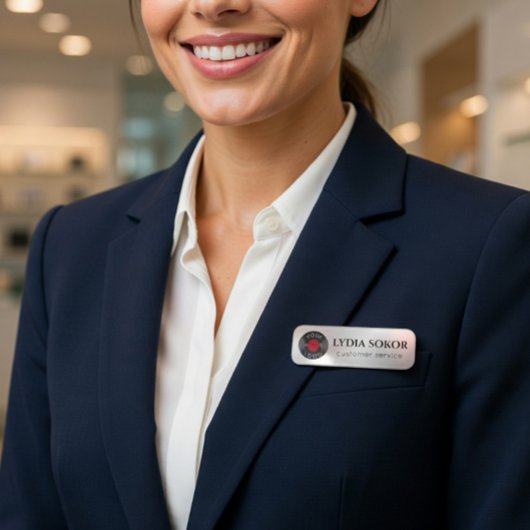 Étiquette de nom professionnelle