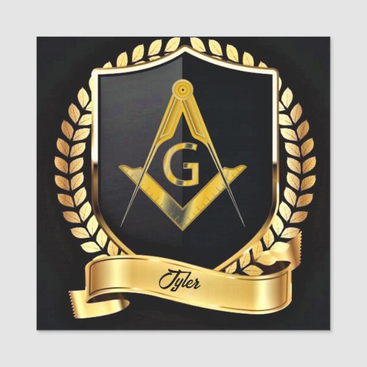 Étiquette de nom Tyler (Devant)