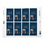 Étiquette De notre nouvelle couronne de Noël (Feuille entière)