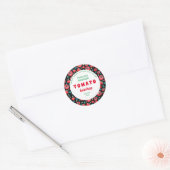 Étiquette de nourriture de tomate aquarelle modern (Enveloppe)