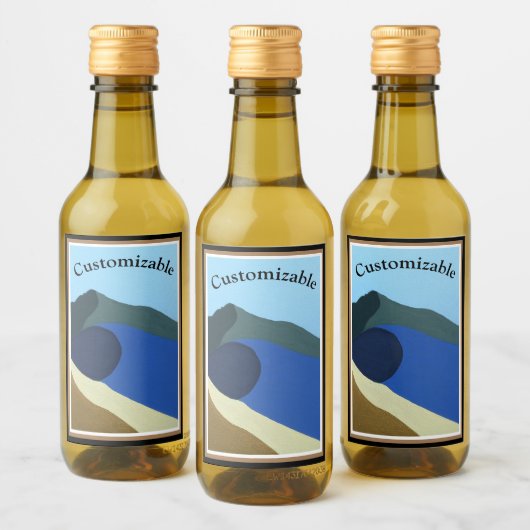 Étiquette de nourriture et de boissons Set Mt Tama (Bouteilles)