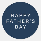 Étiquette de package de Fête des pères heureuse mi (Devant)