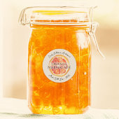 Étiquette de packaging pour pot de confiture artis
