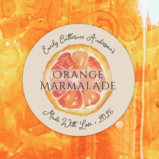 Étiquette de packaging pour pot de confiture artis