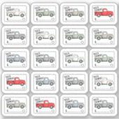 Étiquette de paiement de camion Tracker Charges Pl (Devant)