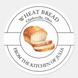 Étiquette de pain de blé