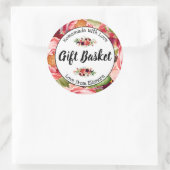 Étiquette de panier cadeau (Sac)