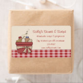 Étiquette de panier cadeau (En situation)